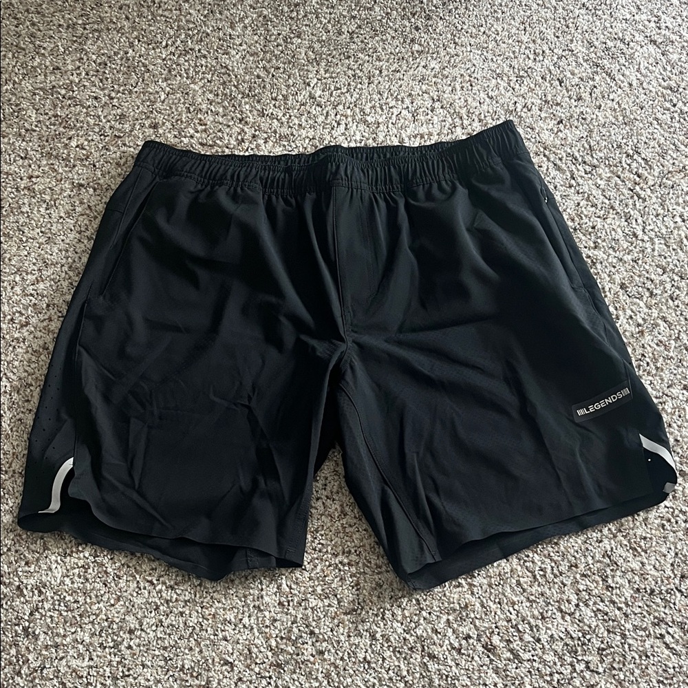 Men's Legends Black Athletic Shorts Size XL
